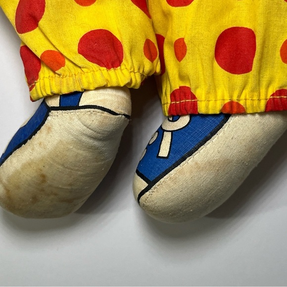 Vintage 1978 Knickerbocker ~ Half Pint ~ 13" Plush Clown Doll Preowned - Picture 7 of 15